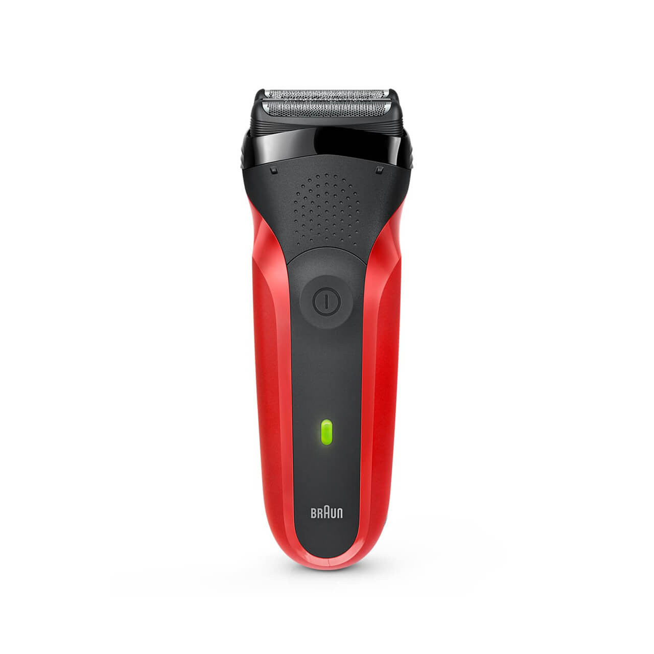 Braun Electric Shaver, Series 3, Red with protection cap, 300s